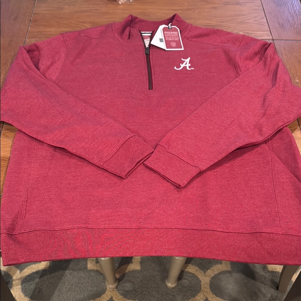 Crimson Tide Quarter-Zip Sweater